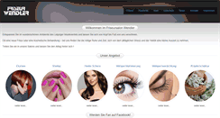 Desktop Screenshot of friseur-wendler.de