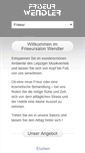 Mobile Screenshot of friseur-wendler.de