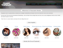 Tablet Screenshot of friseur-wendler.de